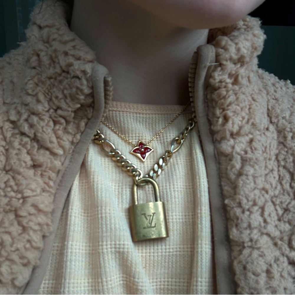 Louis Vuitton Lock Chain Necklace